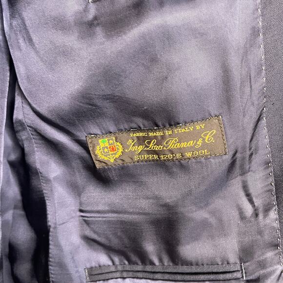 J.Crew Ludlow Slim-fit Navy Blue Loro Piana Wool suit jacket 28130 40R - Picture 5 of 8